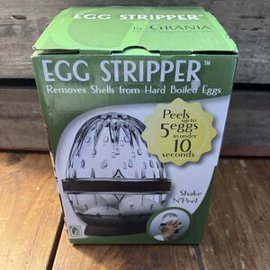 Grania Original Egg Stripper Deluxe 5 Peeler Anti-Slip Transparent